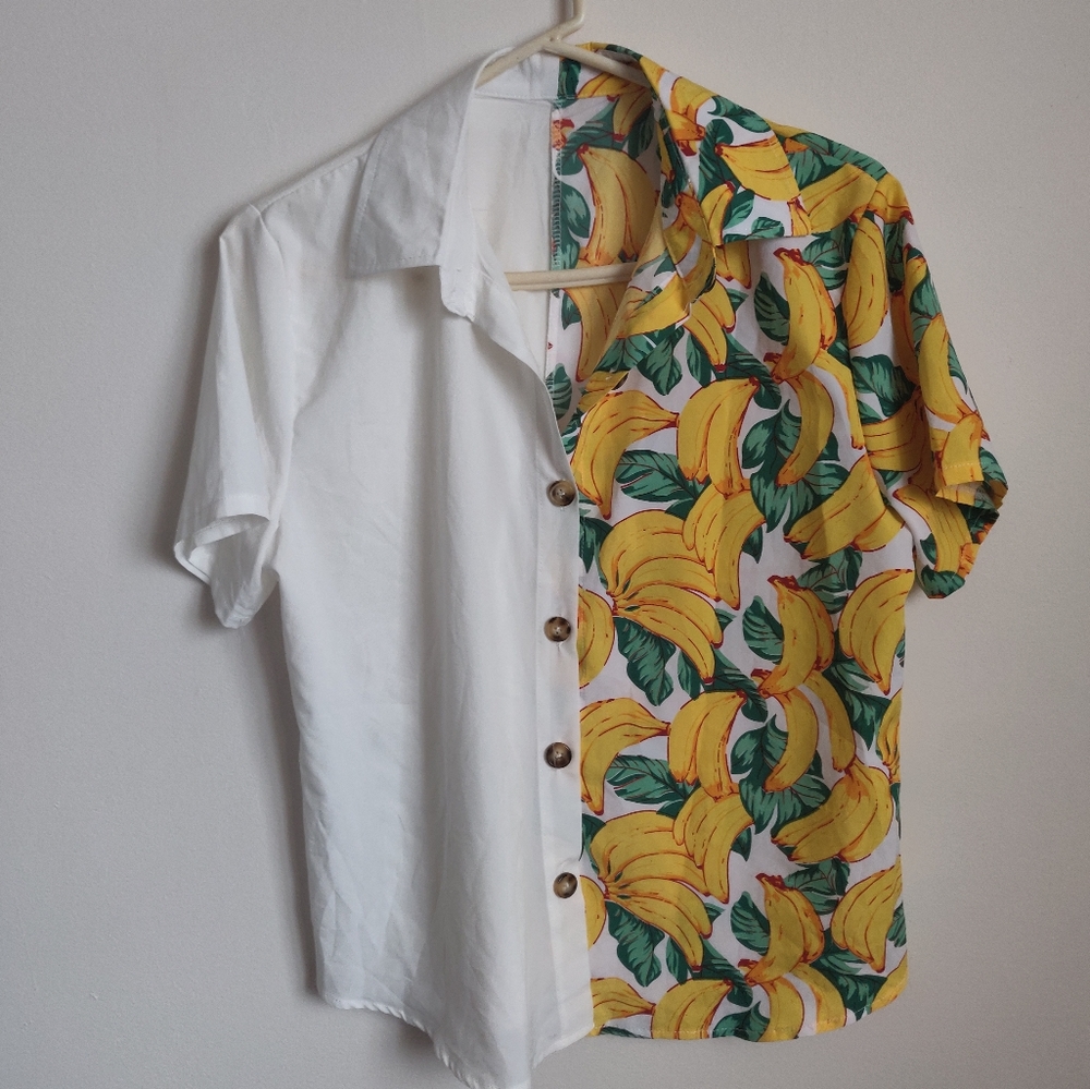 Banana Button Down